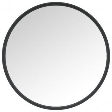 Oglindă de perete, negru, 30 cm - Img 2