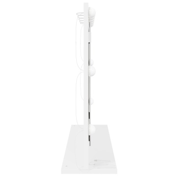 Oglindă de toaletă cu lumini LED Alb 80x55x18 cm - Img 4
