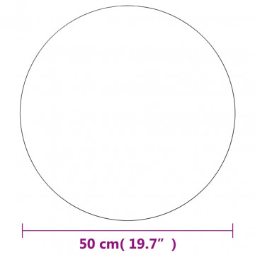 Oglinzi de perete, 2 buc., 50 cm, sticlă, rotund - Img 6