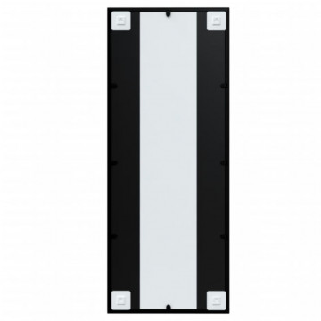 Oglinzi de perete, 2 buc., negru, 100x40 cm, metal - Img 7
