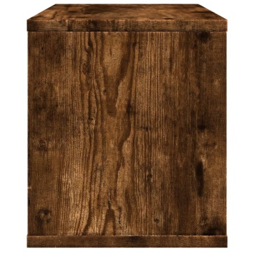Organizator birou, stejar fumuriu, 36x26x29,5 cm lemn prelucrat - Img 8