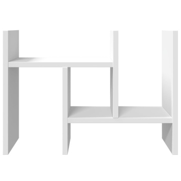 Organizator de birou, alb, 34,5x15,5x35,5 cm, lemn prelucrat - Img 8