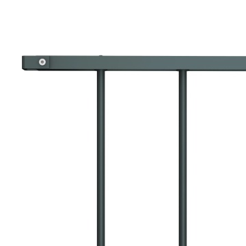 Panou de gard, antracit, 1,7x0,75 m, oțel vopsit electrostatic - Img 3