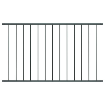 Panou de gard, antracit, 1,7x1,25 m, oțel vopsit electrostatic - Img 1