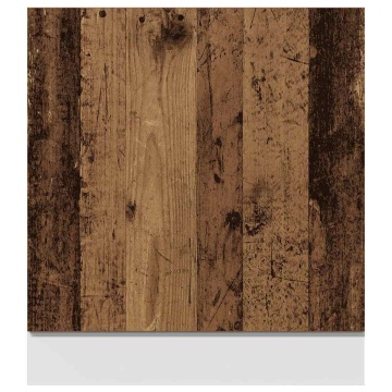 Panou mașină spălat vase lemn vechi 60x1,5x67 cm lemn prelucrat - Img 3