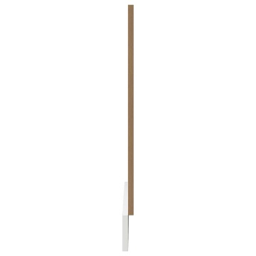 Panou mașină spălat vase stejar artizanal 60x1,5x67cm lemn - Img 4