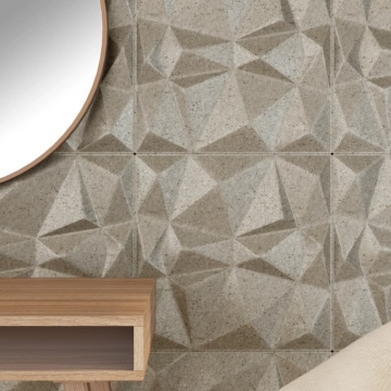 Panouri de perete 12 buc. Beton 50x50 cm XPS 3 m² diamant - Img 3