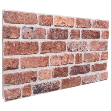 Panouri de perete 3D, 10 buc., roșu, 100x50 cm, EPS - Img 3