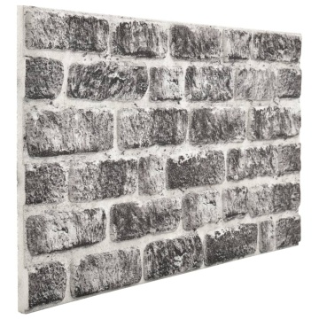 Panouri de perete 3D, model cărămidă, gri închis, 11 buc., EPS - Img 4
