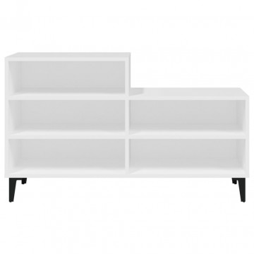 Pantofar, alb, 102x36x60 cm, lemn compozit - Img 3
