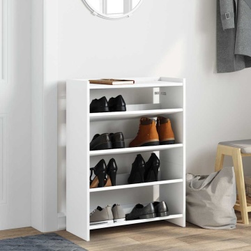 Pantofar, alb, 60x25x81 cm, lemn prelucrat - Img 3