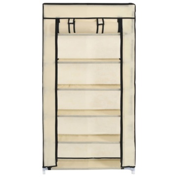 Pantofar cu husă, crem, 58x28x106 cm, material textil - Img 4