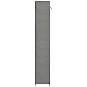 Pantofar cu husă, gri, 57 x 29 x 162 cm, material textil - Img 7