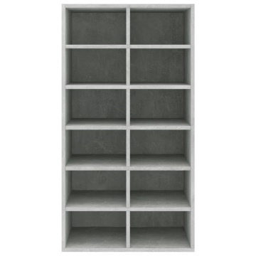 Pantofar, gri beton, 54x34x100,5 cm, lemn compozit - Img 4