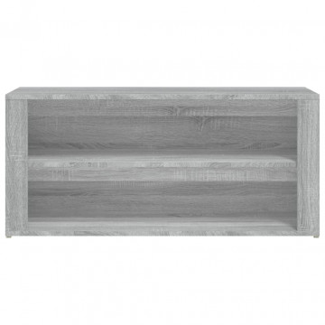 Pantofar, gri sonoma, 100x35x45 cm, lemn prelucrat - Img 8