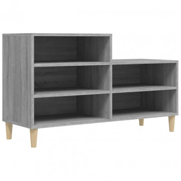 Pantofar, gri sonoma, 102x36x60 cm, lemn prelucrat - Img 2