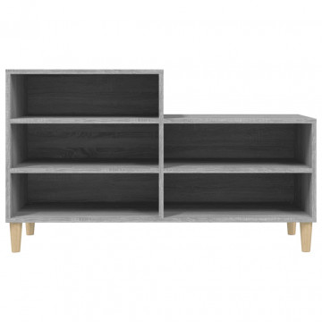 Pantofar, gri sonoma, 102x36x60 cm, lemn prelucrat - Img 8