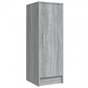 Pantofar, gri sonoma, 32x35x92 cm, lemn prelucrat - Img 8
