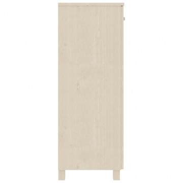 Pantofar, maro miere, 85x40x108 cm, lemn masiv de pin - Img 4