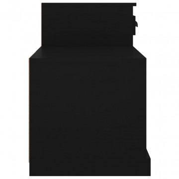 Pantofar, negru, 100x42x60 cm, lemn prelucrat - Img 6