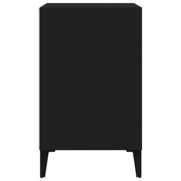 Pantofar, negru, 102x36x60 cm, lemn compozit - Img 4