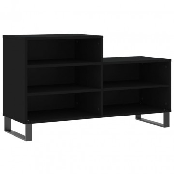 Pantofar, negru, 102x36x60 cm, lemn compozit - Img 2