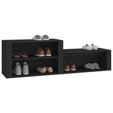 Pantofar, negru, 150x35x45 cm, lemn prelucrat - Img 3