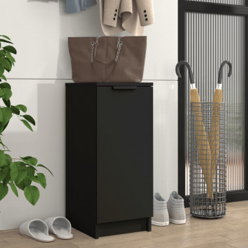 Pantofar, negru, 30x35x70 cm, lemn compozit - Img 1