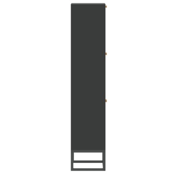 Pantofar, negru, 52x25x120 cm, lemn prelucrat - Img 8
