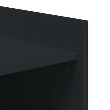 Pantofar, negru, 52x37,5x100 cm, lemn prelucrat - Img 7