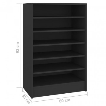 Pantofar, negru, 60x35x92 cm, PAL - Img 6