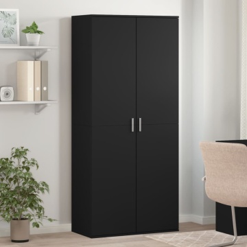 Pantofar, negru, 80 x 39 x 178 cm, PAL - Img 1