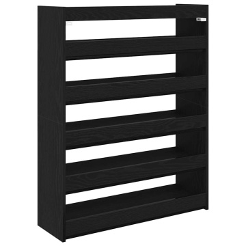 Pantofar, negru, 80x25x100 cm, lemn prelucrat - Img 5