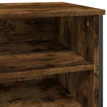 Pantofar, stejar fumuriu, 80x38x78 cm, lemn compozit - Img 6