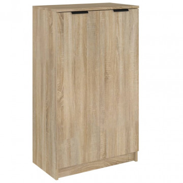 Pantofar, stejar sonoma, 59x35x100 cm, lemn compozit - Img 2