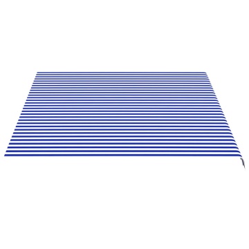 Pânză de rezervă copertină, albastru și alb, 4,5x3,5 m - Img 4