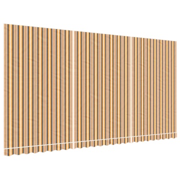 Pânză de rezervă copertină, dungi multicolore, 6x3 m - Img 2