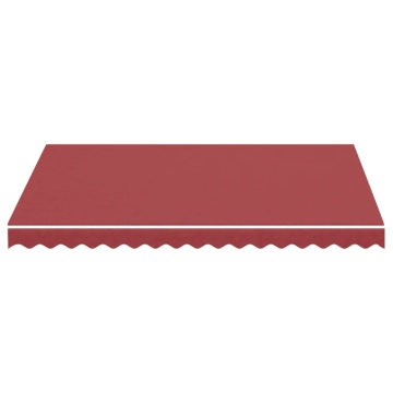 Pânză de rezervă pentru copertină, roșu vișiniu, 3x2,5 m - Img 4