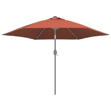 Pânză de schimb umbrelă de soare de exterior cărămiziu 300 cm - Img 4