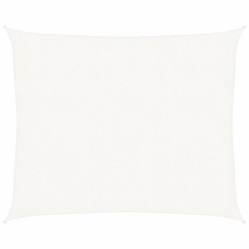 Pânză parasolar, alb, 2,5 x 3 m, HDPE, 160 g/m² - Img 2