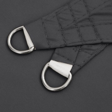 Pânză parasolar, antracit, 2,5x2,5 m, țesătură oxford, pătrat - Img 5
