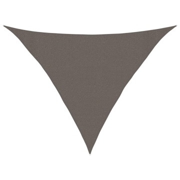 Pânză parasolar, antracit, 3x3x4,2 m, HDPE, 160 g/m² - Img 2