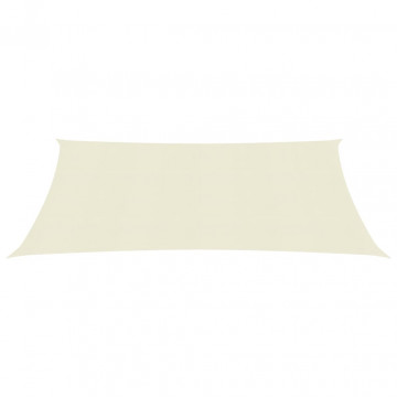 Pânză parasolar, crem, 2 x 2,5 m, 160 g/m², HDPE - Img 2