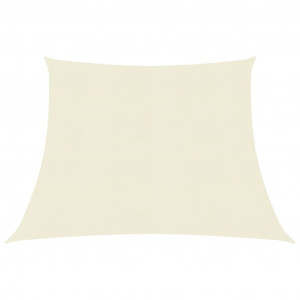 Pânză parasolar, crem, 3/4x3 m, HDPE, 160 g/m² - Img 1