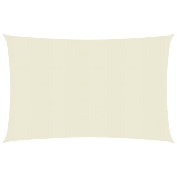 Pânză parasolar, crem, 4 x 5 m, HDPE, 160 g/m² - Img 1