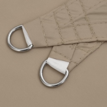 Pânză parasolar gri taupe 4x6 m țesătură oxford dreptunghiular - Img 5