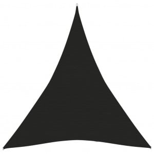 Pânză parasolar, negru, 5x6x6 m, HDPE, 160 g/m² - Img 3