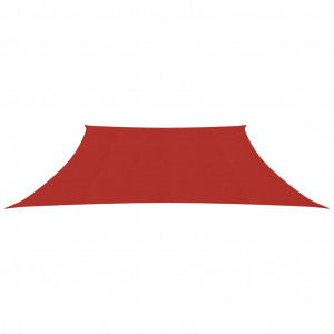 Pânză parasolar, roșu, 3/4x2 m, HDPE, 160 g/m² - Img 3