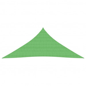 Pânză parasolar, verde deschis, 4,5x4,5x4,5 m, HDPE, 160 g/m² - Img 3