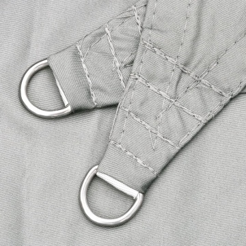 Parasolar, gri deschis, 2,5x2,5 m, 100% poliester Oxford - Img 8